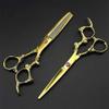 6 Inch Dragon Hair Scissors Set - Professional Hairdressing Shears with Thinning Notch view 3
