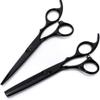 6.0 Inch Hairdressing Scissors Set - Barber Thinning and Hair Cutting Scissors with Texturizing Shears and Leather Case view 4