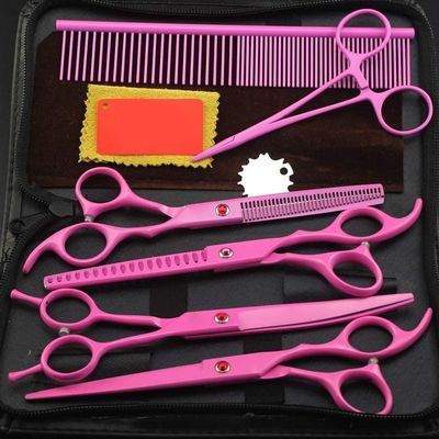 7 Inch Professional Hair Scissor Set - Sharp Blade Hair Cutting Scissors Barber Shears with Salon