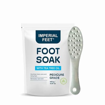 Imperial Feet Foot Soak and Foot Scraper for Nail Care