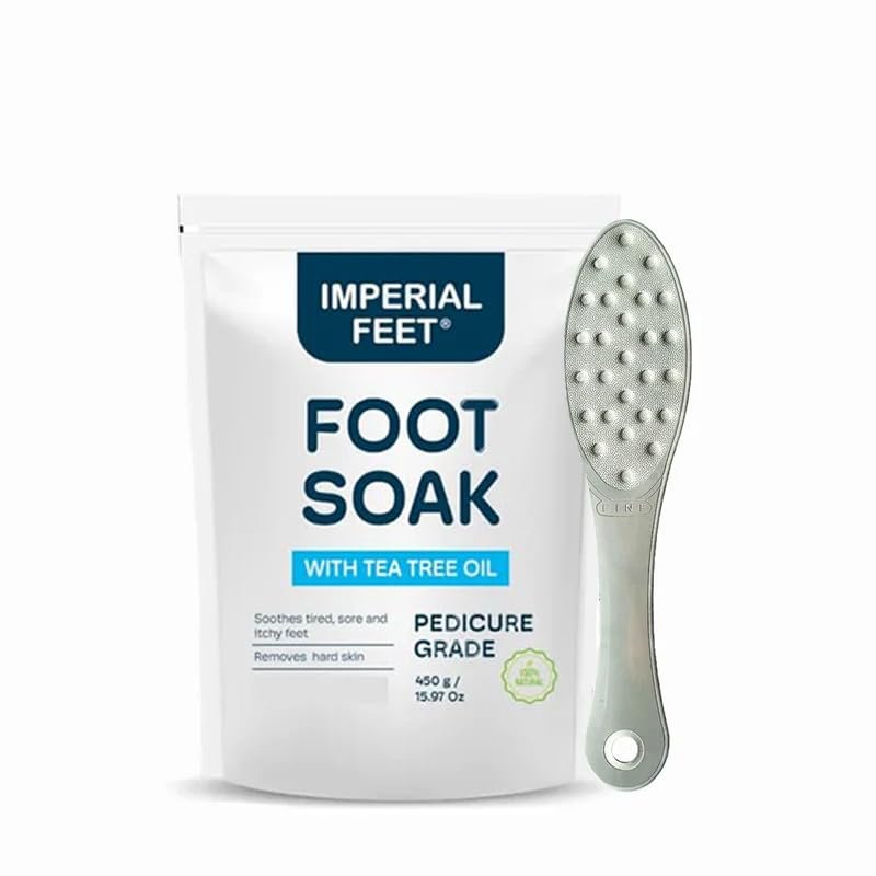 Imperial Feet Foot Soak and Foot Scraper for Nail Care