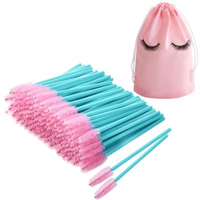 301Pcs Eyelash Mascara Brushes Disposable Lash Spoolies with Case Crystal Mascara Wands Makeup Kits for Eyelash Extensions and Eyebrow Extension Tool