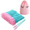 301Pcs Eyelash Mascara Brushes Disposable Lash Spoolies with Case Crystal Mascara Wands Makeup Kits for Eyelash Extensions and Eyebrow Extension Tool view 1