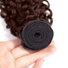 Dark Brown Human Hair Bundles Color 4 Deep Wave 14 16 18 Inch Brazilian Virgin Double Weft Chocolate Brown Hair Extensions Soft Smooth Bouncy for Black Women view 4