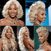 Body Wave Human Hair Bundles #613 Blonde 12 14 16 Inch 12A Brazilian Virgin Remy Hair Extensions 3 Bundles Soft Bouncy Weave for Black Women view 2