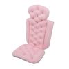 Full Body Bath Pillow Foldable Breathable Quick Drying Soft Bathtub Pillow for Swimming Pool Spa Outdoor Bathtub Ergonomic Design Non Slip Base Premium Mesh Fabric Polystyrene (Pink) view 1