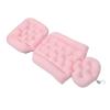 Full Body Bath Pillow Foldable Breathable Quick Drying Soft Bathtub Pillow for Swimming Pool Spa Outdoor Bathtub Ergonomic Design Non Slip Base Premium Mesh Fabric Polystyrene (Pink) view 2