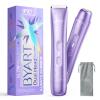 Bikini Trimmer for Women Dual Head  IPX7 Waterproof & Painless Electric Razor for Pubic Hair, Face, Legs, Underarms  Portable Cordless Shaver with Clipper Combs, Teen Girl Gifts Trendy Stuff, Purple view 1