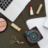 Sxijie Ancient Viking Norse Mythology Warrior Compass Compact Mirror,Double-Sided 1X/2X Magnifying Pocket Makeup view 2