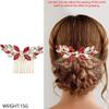 3 pieces Crystal Rhinestone Hair Side Combs,Bridal Hair Comb Crystal Wedding Hair Comb, Rhinestone Hair Piece Party Headress for Bride Bridesmaid,Suitable for everyday, wedding, prom view 4