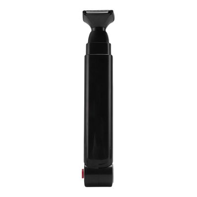 JTLB Men Electric Back Hair Trimmer with 2 Heads Telescopic Long Handle USB Rechargeable Back Trimmer Grooming Kit (Black)