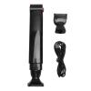 JTLB Men Electric Back Hair Trimmer with 2 Heads Telescopic Long Handle USB Rechargeable Back Trimmer Grooming Kit (Black) view 2