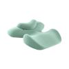 Memory Foam Massage Pillow with Headrest, Ergonomic Breast Pillow for Salon SPA, Office, Living Room, Multipurpose Sleeping Support Pillow- Green view 1