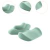 Memory Foam Massage Pillow with Headrest, Ergonomic Breast Pillow for Salon SPA, Office, Living Room, Multipurpose Sleeping Support Pillow- Green view 4