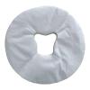 100 Face Cradle Covers for Massage Chairs, Disposable Headrest Covers for Beauty Salons, Spas, Hotels, White Non-Woven Fabric- Round 29.5x29.5cm view 1