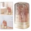 Set of 4 Travel Bottles with Dispenser for Toiletries, 35ml Refillable Liquid Containers with Spray and Pump Heads for Shampoo Conditioner Lotion- view 2