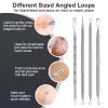 Pimple Popper Tool kit Blackhead Remover Comedone Extractor Kit with Box for Easily Remove blackheads, Acne, Blemishes, Whiteheads, pimples and Papules from The face and Bonus Gift -11pcs view 4