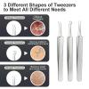 Titanium Alloy Pimple Popper Tool kit Blackhead Remover Comedone Extractor Kit with Box for Easily Remove blackheads, Acne, Blemishes, Whiteheads, pimples and Papules from The face and Bonus Gift view 2