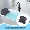 Bath Pillows for Tub, Relaxing Bath Pillows for Tub, Breathable Head and Neck Support Headrest with Suction Cups for Shower Spa Soaking Hotel Bathing Home Apartment view 2