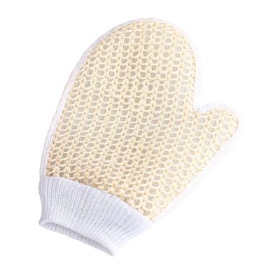 Soft Woven Bath Gloves Natural Exfoliatings Mitts for Skin Type Gentle Body Scrub and Shower Essential Multi Use Body Brush Glove