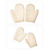 Soft Woven Bath Gloves Natural Exfoliatings Mitts for Skin Type Gentle Body Scrub and Shower Essential Multi Use Body Brush Glove view 4