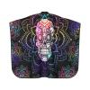 Haigof Bohemian Skull Barber Cape Hair Cutting Cape Salon Apron Adjustable for Men Women 55" X 66" view 2