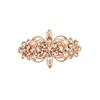 Faship Gorgeous Champagne Rhinestone Crystal Flora Hair Barrette Clip view 1