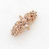 Faship Gorgeous Champagne Rhinestone Crystal Flora Hair Barrette Clip view 4