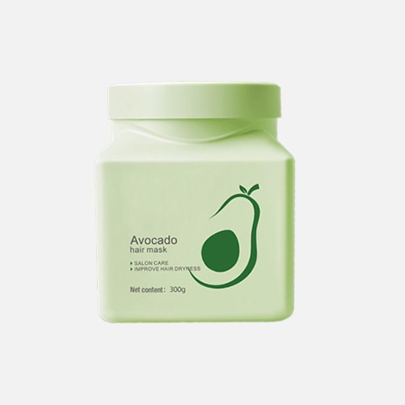 Avocado Hair Mask for Intensive Care, Deep Hydrating Hair Mask for for Dry Damaged Hair, Deep Repair Damage Hair Root, Conditions, Fortifies, Adds Shine & Softness for Healthy Hydrated Hair (1Can)