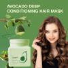 Avocado Hair Mask for Intensive Care, Deep Hydrating Hair Mask for for Dry Damaged Hair, Deep Repair Damage Hair Root, Conditions, Fortifies, Adds Shine & Softness for Healthy Hydrated Hair (1Can) view 2