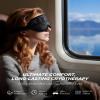 3D Cooling Sleep Mask with Double Coldfocus Gel - Frozen Cold Gel Eyes Mask with Contoured Blackout Hot & Cold Therapy for Women, Men Sleeping on Airplane Traveling for Migraine, Dry Puffy Eyes,1 Pack view 2