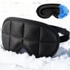 3D Cooling Sleep Mask with Double Coldfocus Gel - Frozen Cold Gel Eyes Mask with Contoured Blackout Hot & Cold Therapy for Women, Men Sleeping on Airplane Traveling for Migraine, Dry Puffy Eye,2 Packs view 1