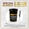 EBIN NEW YORK EBIN Gel  2x MELT'N Styling Gel Keratin and Black Castor Oil 82oz Bundle with 1x Pintail Parting Comb Lightweight Formula for Flexible Styling  Gift Set (3 Items) view 2