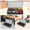 DECHOUS Shear Holder Scissor Holder Hairdressing Combs Clips Scissors Professional Hairdressing Combs Clips Brushes Storage Racks Tool Box for Hair Salon Black view 3