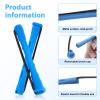 48 Pcs Small Perm Rods Set,Blue Plastic Small Rods for Hair,Women Perm Rod for Short Hair with 6 Hairs Clips,2 Combs 1 Box Permpaper,for Cold Wave Perming and Hairdressing Styling Essential Tools view 4
