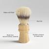 Kikc Men's Shaving Kit with Natural Boar Bristle Shaving Brush, Pure Bamboo Shaving Brush Stand with Bowl | Complete Wet Shaving Set for Smooth & Luxurious Shave view 2