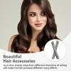48 Pcs Small Perm Rods Set,Grey Plastic Small Rods for Hair,Women Perm Rod for Short Hair with 6 Hairs Clips,2 Combs 1 Box Permpaper,for Cold Wave Perming and Hairdressing Styling Essential Tools view 3