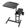 JIAOYINZI Double Countertops Tattoo Workstation,Adjustable Height Detachable Portable Black Large Tattoo Armrest Stand with Wheels for Beauty Salon and Tattoo Studio view 1