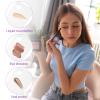 3Pcs Acrylic Makeup Palette Makeup Mixing Tray with Makeups Spatula Metal Mirror for Beauty Salon Color Cream Liquid Foundation Mixing Palette Eye Shadow Lipsticks Nail Art view 3