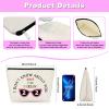 22nd Birthday Gifts for Girls Makeup Bag 22 Year Old Girl Birthday Gifts for Women Daughter Girlfriend Niece Granddaughter Friendship Gift for Friend Sister Bestie BFF Coworker Classmate Cosmetic Bag view 2