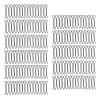 11pcs Bridal Wedding Veil Comb Elastic Metal Wire Hair Clamp Comb for Running Black view 1