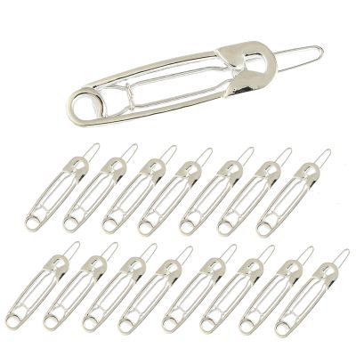 16 Pcs Safety Pin Hair Pin Set - Emo Hair Clips for Women, Goth Accessories for Daily Wear, Parties & Cosplay