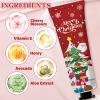 50 Sets Christmas Hand Cream Bulk Santa Snowman Patterns Moisturizing Hand Lotion for Guests Baby Shower, Bridal Shower Thank You Gifts Travel Size, Christmas Party Supplies, Holiday Stocking Stuffers view 3