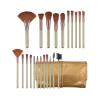 22-Piece Premium Makeup Brush Set with Cosmetic Bag red view 2
