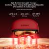 ZDEER LED Red Light Therapy for Face & Neck Massager Facial Care Device  Electric Gua Sha Brass Tool with Heat & Vibration for Firming, Sculpting & Skincare, Red view 3