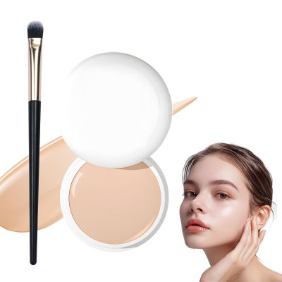 Full Coverage Waterproof Concealer Cream Makeup, 2026 New Moisturizing Waterproof Under Eye Concealer, Long-Lasting Cream Covers Blemishes & Under-Eye Circles (#01)