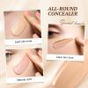 Full Coverage Waterproof Concealer Cream Makeup, 2026 New Moisturizing Waterproof Under Eye Concealer, Long-Lasting Cream Covers Blemishes & Under-Eye Circles (#01) view 3