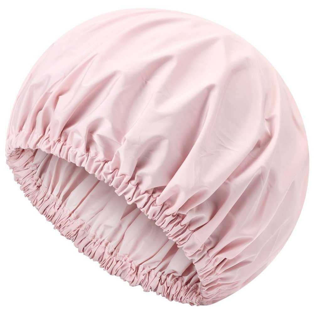 Shower Caps For Women Reusable Waterproof Keeping Hair Dry When Taking a Bath