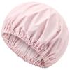 Shower Caps For Women Reusable Waterproof Keeping Hair Dry When Taking a Bath view 1