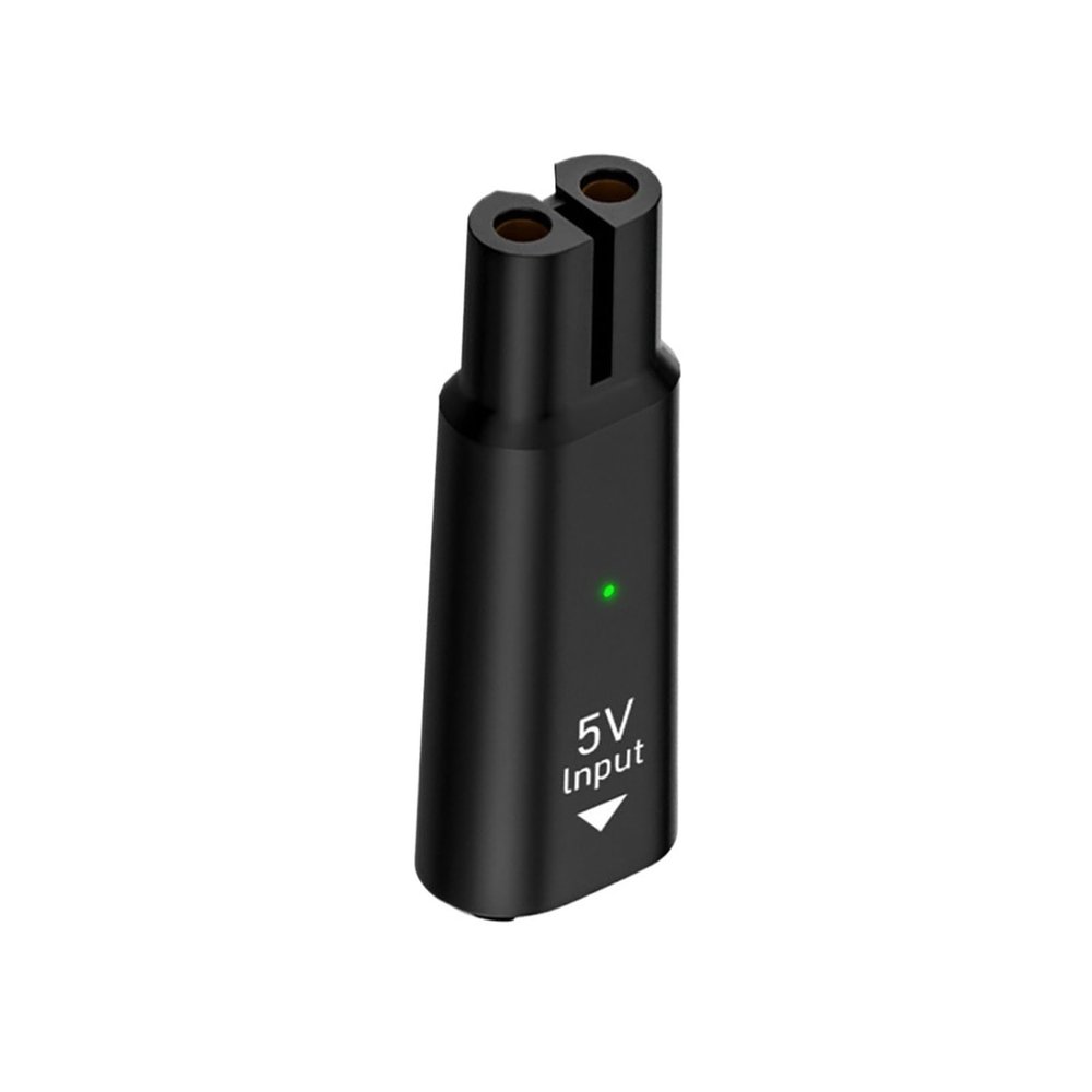5V Type-C Shaver Adapter Charger Converter, Compatible For Philips One Blade QP2724 QP2834 QP4530 QP1924 QP1324 Shaver(Black)
